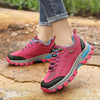 Womens Autumn Winter Tourism Hiking Womens Sports Shoes Outdoor Climbing Shoes Leather Lace Up Anti-slip Work Ankle Boots Outdoor Snow Winter Strong Durable Shoes by Stevvex