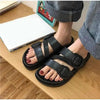 Womens Black Buckle Sandals Soft Casual Thick Comfort Fashion Stylish Design Women Sandals by Stevvex