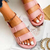 Womens Black Buckle Sandals Soft Casual Thick Comfort Fashion Stylish Design Women Sandals by Stevvex