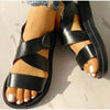 Womens Black Buckle Sandals Soft Casual Thick Comfort Fashion Stylish Design Women Sandals by Stevvex