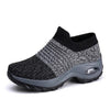 Womens Breathable Sneakers New Mesh Women Shoes Slip-On Air Cushion Casual Walking Shoes Lightweight Breathable Mesh Athletic Running Shoes Fashion Slip-on Sock Sneakers by Stevvex