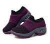 Womens Breathable Sneakers New Mesh Women Shoes Slip-On Air Cushion Casual Walking Shoes Lightweight Breathable Mesh Athletic Running Shoes Fashion Slip-on Sock Sneakers by Stevvex