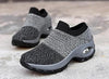 Womens Breathable Sneakers New Mesh Women Shoes Slip-On Air Cushion Casual Walking Shoes Lightweight Breathable Mesh Athletic Running Shoes Fashion Slip-on Sock Sneakers by Stevvex