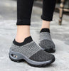 Womens Breathable Sneakers New Mesh Women Shoes Slip-On Air Cushion Casual Walking Shoes Lightweight Breathable Mesh Athletic Running Shoes Fashion Slip-on Sock Sneakers by Stevvex