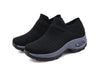 Womens Breathable Sneakers New Mesh Women Shoes Slip-On Air Cushion Casual Walking Shoes Lightweight Breathable Mesh Athletic Running Shoes Fashion Slip-on Sock Sneakers by Stevvex
