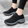 Womens Breathable Sneakers New Mesh Women Shoes Slip-On Air Cushion Casual Walking Shoes Lightweight Breathable Mesh Athletic Running Shoes Fashion Slip-on Sock Sneakers by Stevvex