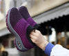 Womens Breathable Sneakers New Mesh Women Shoes Slip-On Air Cushion Casual Walking Shoes Lightweight Breathable Mesh Athletic Running Shoes Fashion Slip-on Sock Sneakers by Stevvex