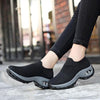 Womens Breathable Sneakers New Mesh Women Shoes Slip-On Air Cushion Casual Walking Shoes Lightweight Breathable Mesh Athletic Running Shoes Fashion Slip-on Sock Sneakers by Stevvex