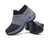 Womens Breathable Sneakers New Mesh Women Shoes Slip-On Air Cushion Casual Walking Shoes Lightweight Breathable Mesh Athletic Running Shoes Fashion Slip-on Sock Sneakers by Stevvex