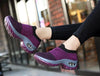 Womens Breathable Sneakers New Mesh Women Shoes Slip-On Air Cushion Casual Walking Shoes Lightweight Breathable Mesh Athletic Running Shoes Fashion Slip-on Sock Sneakers by Stevvex