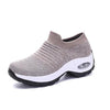 Womens Breathable Sneakers New Mesh Women Shoes Slip-On Air Cushion Casual Walking Shoes Lightweight Breathable Mesh Athletic Running Shoes Fashion Slip-on Sock Sneakers by Stevvex