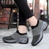 Womens Breathable Sneakers New Mesh Women Shoes Slip-On Air Cushion Casual Walking Shoes Lightweight Breathable Mesh Athletic Running Shoes Fashion Slip-on Sock Sneakers by Stevvex