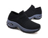 Womens Breathable Sneakers New Mesh Women Shoes Slip-On Air Cushion Casual Walking Shoes Lightweight Breathable Mesh Athletic Running Shoes Fashion Slip-on Sock Sneakers by Stevvex