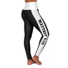 Womens High-waist Fitness Legging Yoga Pants - Black White Salt of The Earth