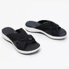 Womens New Summer Retro Sandals Flat Casual Elegant Soft Modern Beach Sandals by Stevvex