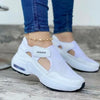 Womens Red Sneakers Air Cushion Shoes Woman Mesh Sneakers Breathable Flats Womens Casual Air Cushion Sneakers Lightweight Non Slip Sport Jogging Gym Fitness Workout Tennis Walking Espadrilles by Stevvex