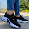 Womens Red Sneakers Air Cushion Shoes Woman Mesh Sneakers Breathable Flats Womens Casual Air Cushion Sneakers Lightweight Non Slip Sport Jogging Gym Fitness Workout Tennis Walking Espadrilles by Stevvex