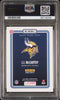 Graded 2024 Panini Instant NFL JJ McCarthy #1 Draft Night Rookie RC Football Card PSA 8 Near Mint