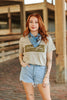 Wranglin Kids & Cows Graphic Tee - Tan by Wild Junkie