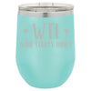 WTF Wine Turkey Family 12 oz Polar Camel Wine Tumbler by Anchored Grace Boutique