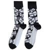 Wu-tang Clan Logos Monochrome [Socks] by Rock Band Apparel