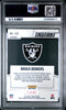 Graded 2024 Panini Instant NFL Brock Bowers #122 Rookie RC Football Card PSA 9 Mint