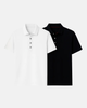 Buki Cinqo Polo 2-Pack - White/Black by Buki