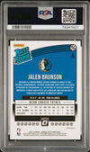 Graded 2018 Panini Donruss Optic Jalen Brunson #179 Shock Rookie RC Basketball Card PSA 10 Gem Mint
