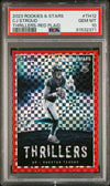 Graded 2023 Panini Rookies & Stars CJ Stroud #TH12 Thrillers Red Plaid Rookie RC Football Card PSA 10 Gem Mint