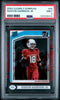 Graded 2024 Panini Clearly Donruss Marvin Harrison Jr #54 Rookie RC Football Card PSA 9 Mint by Hall of Fame Sports Memorabilia