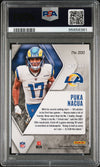 Graded 2023 Panini Phoenix Puka Nacua #200 Purple #/125 Rookie RC Football Card PSA 10 Gem Mint