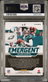 Graded 2020 Panini Prizm Jalen Hurts #12 Emergent No Huddle Rookie RC Football Card PSA 10 Gem Mint