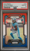 Graded 2023 Panini Prizm Jahmyr Gibbs #331 Red/White/Blue Prizm Rookie RC Football Card PSA 10 Gem Mint
