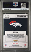 Graded 2024 Panini Instant NFL Bo Nix #113 Rookie RC Football Card PSA 9 Mint