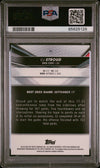 Graded 2022 Topps Bowman Best University CJ Stroud #75 Rookie RC Football Card PSA 9 Mint