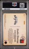 Graded 2023 Panini NBA Hoops Victor Wembanyama #1 Rookie Greetings Winter Rookie RC Basketball Card PSA 10 Gem Mint