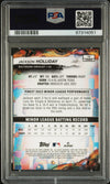 Graded 2024 Topps Finest Jackson Holliday #76 Purple Checkerboard Refractor #/150 Rookie RC Baseball Card PSA 10 Gem Mint