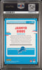 Graded 2023 Panini Donruss Optic Jahmyr Gibbs #236 Green Velocity Rookie RC Football Card PSA 10 Gem Mint by Hall of Fame Sports Memorabilia