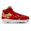 "Year of the Dragon" Jordan 1 Retro Cleats by Stadium Custom Kicks