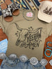 Yeehaw and Amen Longhorn Graphic Tee by Wild Junkie