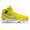 "Yellow Force OW" Jordan 1 Retro Cleats by Stadium Custom Kicks