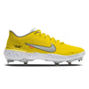 "Yellow Force OW" Nike Alpha Huarache Elite 3 Low Cleats by Stadium Custom Kicks