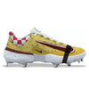 "Yellow Lobster" Nike Alpha Huarache Elite 4 Low Cleats by Stadium Custom Kicks
