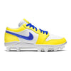 "Yellow Strike" Jordan 1 Retro Cleats by Stadium Custom Kicks