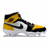 "Yellow Toe" Jordan 1 Kids' Multisport Cleats by Stadium Custom Kicks