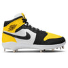 "Yellow Toe" Jordan 1 Retro Cleats by Stadium Custom Kicks