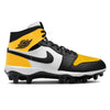 "Yellow Toe” Jordan 1 TD Cleats by Stadium Custom Kicks