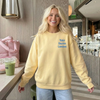 Make Heaven Crowded Back Print Sweatshirt – Faith Graphic Crewneck by Hey Jude Graphic Tees
