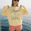 Newport Sailing Club Sweatshirt – Coastal Preppy Crewneck by Hey Jude Graphic Tees