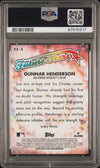 Graded 2023 Topps Chrome Logofractor Edition Gunnar Henderson #FS3 Future Stars Rookie RC Baseball Card PSA 10 Gem Mint